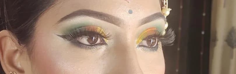 Bridal makeup — eye detail