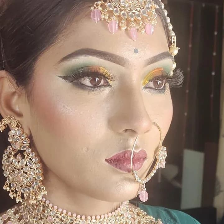 Bridal makeup — eye detail